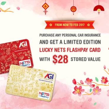 Purchase any personal car insurance and get a limited edition lucky nets flashpay card with $28 stored value.
