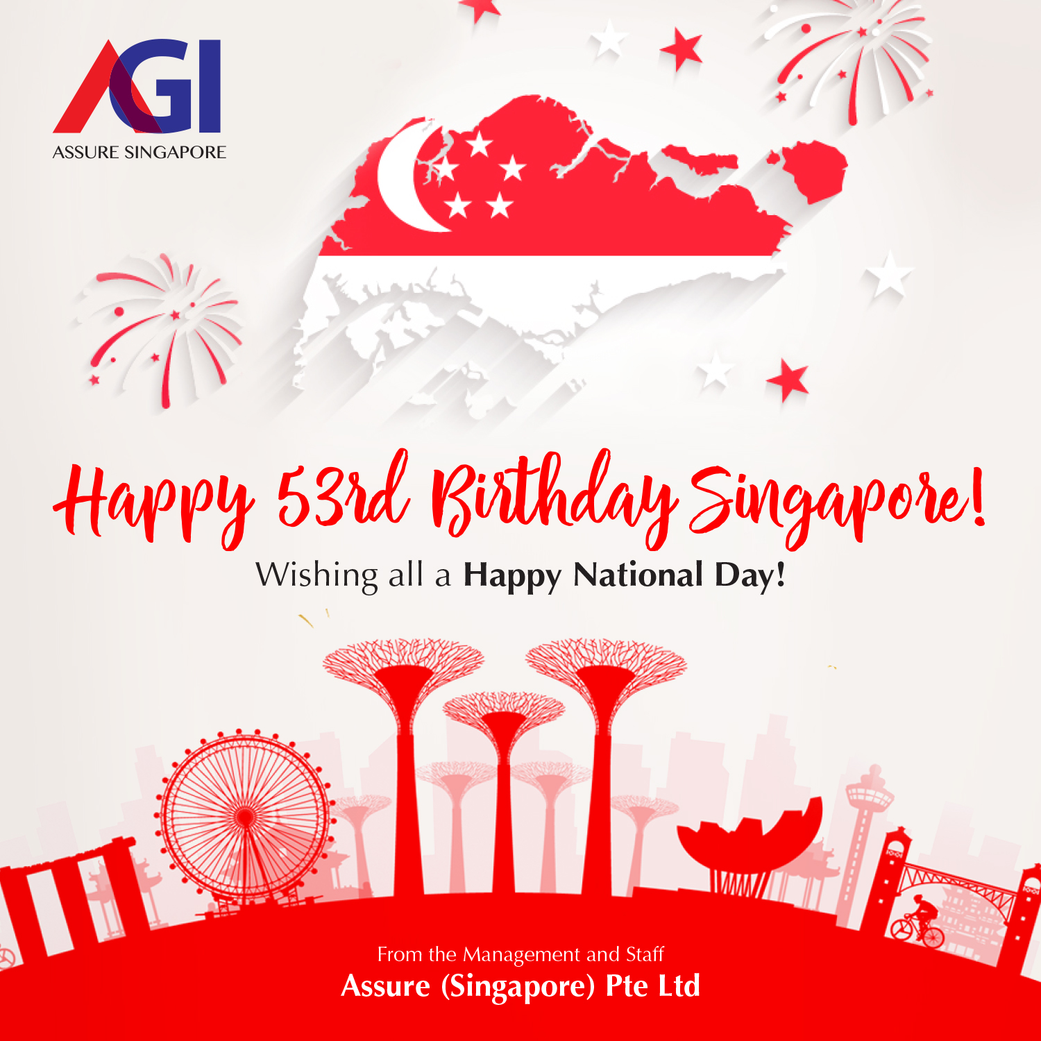 Singapore's 53rd National Day - Assure General Insurance