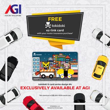 Get a exclusive ez-link card with your motor insurance purchase